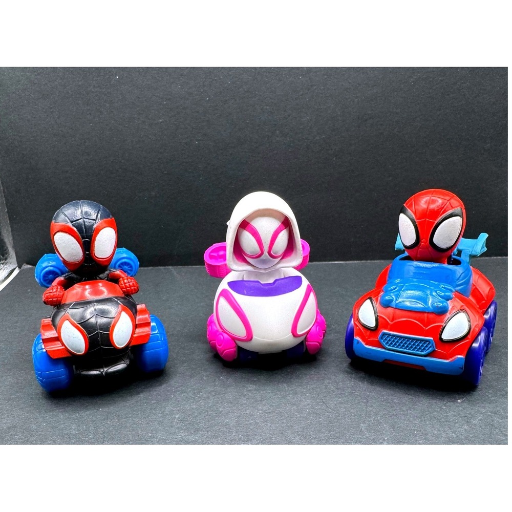 Marvel Spidey and His Amazing Friends Mini Vehicle 3-Pack Spidey Ghost Miles
